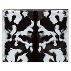 Rorschach Ink Blot Pattern Cosmetic Bag (xxxl) by SpinnyChairDesigns