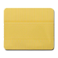 Saffron Yellow Color Stripes Large Mousepads by SpinnyChairDesigns