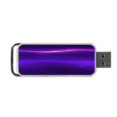 Electric Neon Indigo Black Ombre  Portable Usb Flash (one Side) by SpinnyChairDesigns