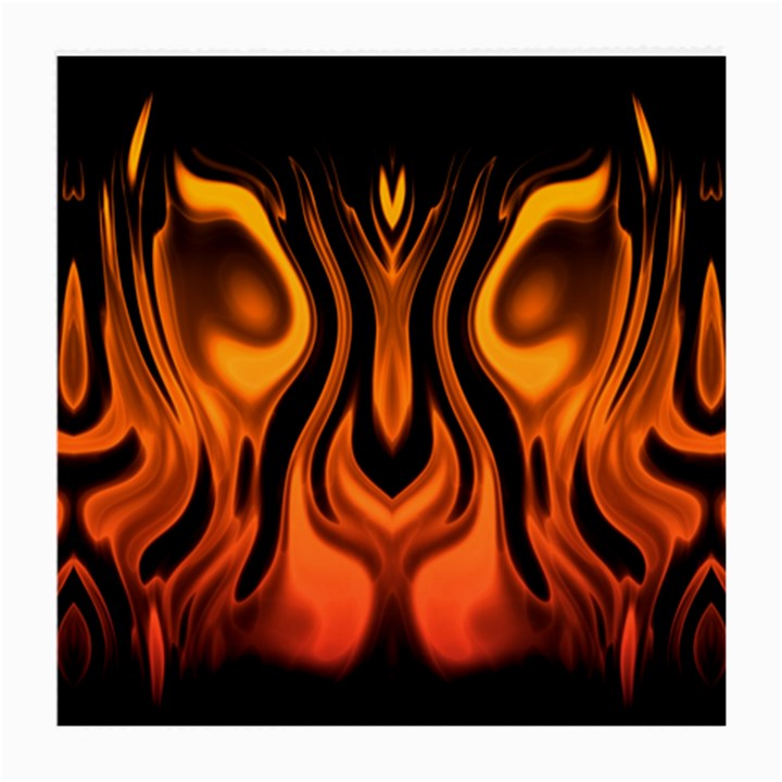 Fire and Flames Pattern Medium Glasses Cloth