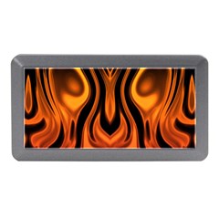 Fire And Flames Pattern Memory Card Reader (mini) by SpinnyChairDesigns