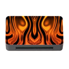 Fire And Flames Pattern Memory Card Reader With Cf by SpinnyChairDesigns