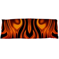 Fire And Flames Pattern Body Pillow Case Dakimakura (two Sides) by SpinnyChairDesigns