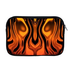 Fire And Flames Pattern Apple Macbook Pro 17  Zipper Case