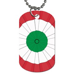 National Cockade Of Italy Dog Tag (one Side) by abbeyz71