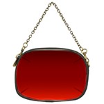 Scarlet Red Ombre Gradient Chain Purse (Two Sides) Back