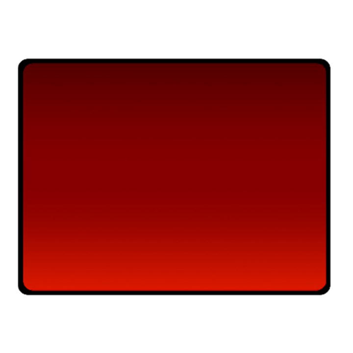 Scarlet Red Ombre Gradient Fleece Blanket (Small)