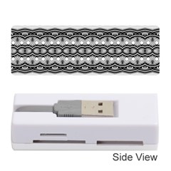 Boho Black And White  Memory Card Reader (stick) by SpinnyChairDesigns
