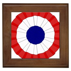 National Cockade Of France  Framed Tile by abbeyz71