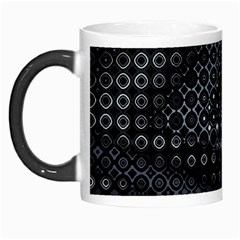 Black Abstract Pattern Morph Mugs by SpinnyChairDesigns
