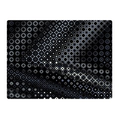 Black Abstract Pattern Double Sided Flano Blanket (mini) 