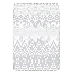 Boho White Wedding Pattern Removable Flap Cover (s) by SpinnyChairDesigns