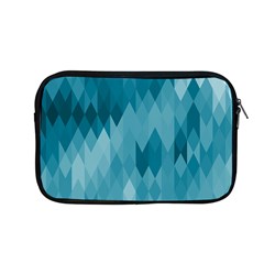 Cerulean Blue Geometric Patterns Apple MacBook Pro 13  Zipper Case