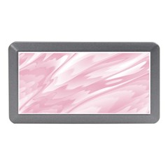 Pastel Pink Feathered Pattern Memory Card Reader (mini) by SpinnyChairDesigns