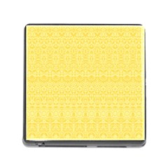Boho Saffron Yellow Color Memory Card Reader (square 5 Slot) by SpinnyChairDesigns