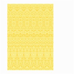 Boho Saffron Yellow Color Small Garden Flag (two Sides) by SpinnyChairDesigns