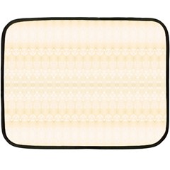 Boho Lemon Chiffon Pattern Fleece Blanket (mini) by SpinnyChairDesigns