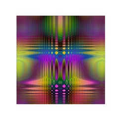 Abstract Psychedelic Pattern Small Satin Scarf (square)