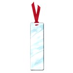 Light Blue Feathered Texture Small Book Marks Front