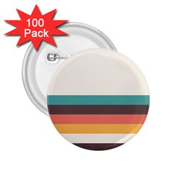 Classic Retro Stripes 2 25  Buttons (100 Pack)  by tmsartbazaar