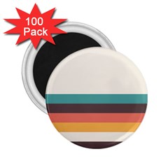 Classic Retro Stripes 2 25  Magnets (100 Pack)  by tmsartbazaar