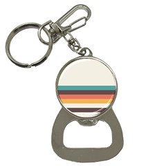 Classic Retro Stripes Bottle Opener Key Chain by tmsartbazaar