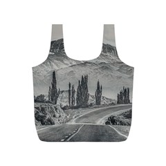 Deserted Landscape Highway, San Juan Province, Argentina Full Print Recycle Bag (s) by dflcprintsclothing