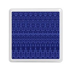 Boho Navy Blue  Memory Card Reader (square) by SpinnyChairDesigns