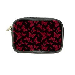 Red And Black Butterflies Coin Purse by SpinnyChairDesigns