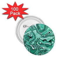 Biscay Green Swirls 1 75  Buttons (100 Pack)  by SpinnyChairDesigns