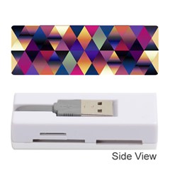 Colorful Geometric  Memory Card Reader (stick) by SpinnyChairDesigns