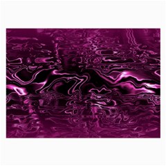 Magenta Black Swirl Large Glasses Cloth (2 Sides) by SpinnyChairDesigns