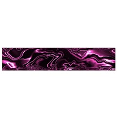 Magenta Black Swirl Small Flano Scarf by SpinnyChairDesigns