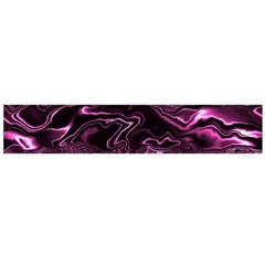 Magenta Black Swirl Large Flano Scarf  by SpinnyChairDesigns