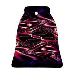 Abstract Art Swirls Ornament (bell) by SpinnyChairDesigns