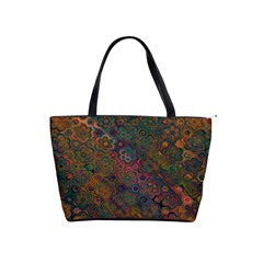 Boho Floral Pattern Classic Shoulder Handbag by SpinnyChairDesigns