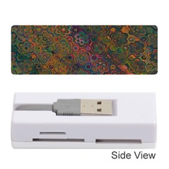 Boho Floral Pattern Memory Card Reader (stick) by SpinnyChairDesigns