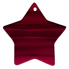 Dark Rose Pink Ombre  Ornament (Star)