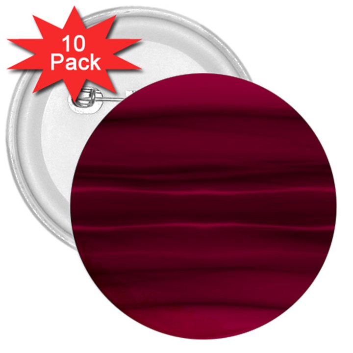 Dark Rose Pink Ombre  3  Buttons (10 pack) 