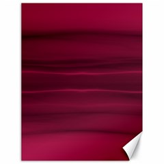 Dark Rose Pink Ombre  Canvas 18  X 24  by SpinnyChairDesigns