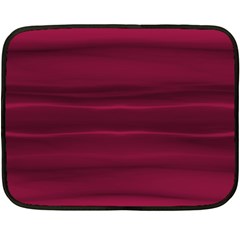 Dark Rose Pink Ombre  Fleece Blanket (Mini)