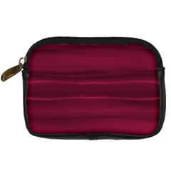 Dark Rose Pink Ombre  Digital Camera Leather Case