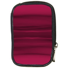 Dark Rose Pink Ombre  Compact Camera Leather Case