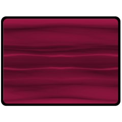 Dark Rose Pink Ombre  Fleece Blanket (Large) 