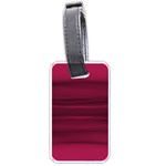 Dark Rose Pink Ombre  Luggage Tag (one side) Front