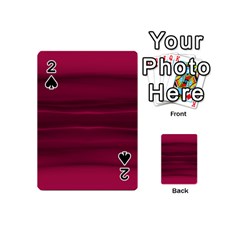 Dark Rose Pink Ombre  Playing Cards 54 Designs (Mini)