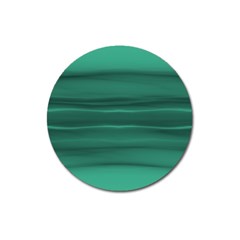 Biscay Green Ombre Magnet 3  (round) by SpinnyChairDesigns