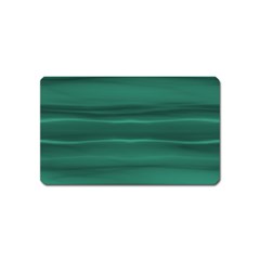 Biscay Green Ombre Magnet (name Card) by SpinnyChairDesigns