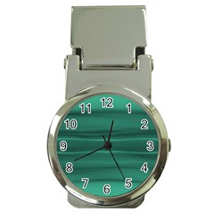 Biscay Green Ombre Money Clip Watches by SpinnyChairDesigns