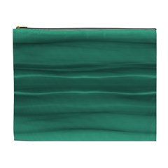 Biscay Green Ombre Cosmetic Bag (xl) by SpinnyChairDesigns